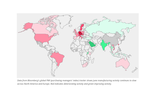 Bloomberg Supply Chain Map